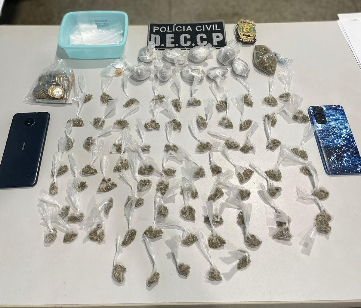 EM MACAPÁ, POLÍCIA CIVIL PRENDE MULHER EM FLAGRANTE POR TRÁFICO DE DROGAS E RECEPTAÇÃO